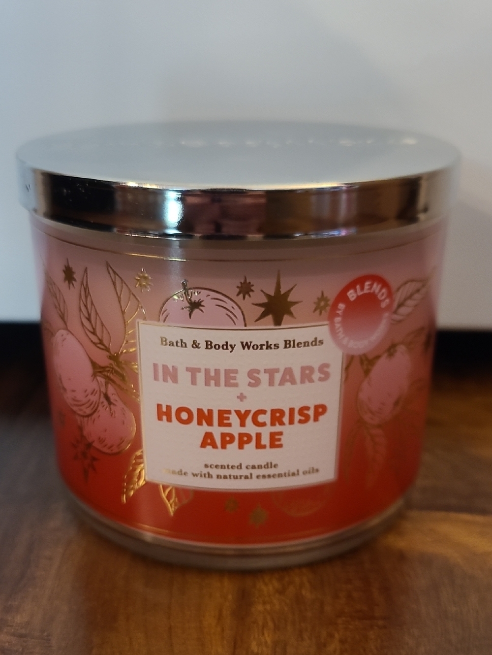 IN THE STARS & HONEYCRISP APPLE 3 Wick Candle Blend Bath And Body Works
